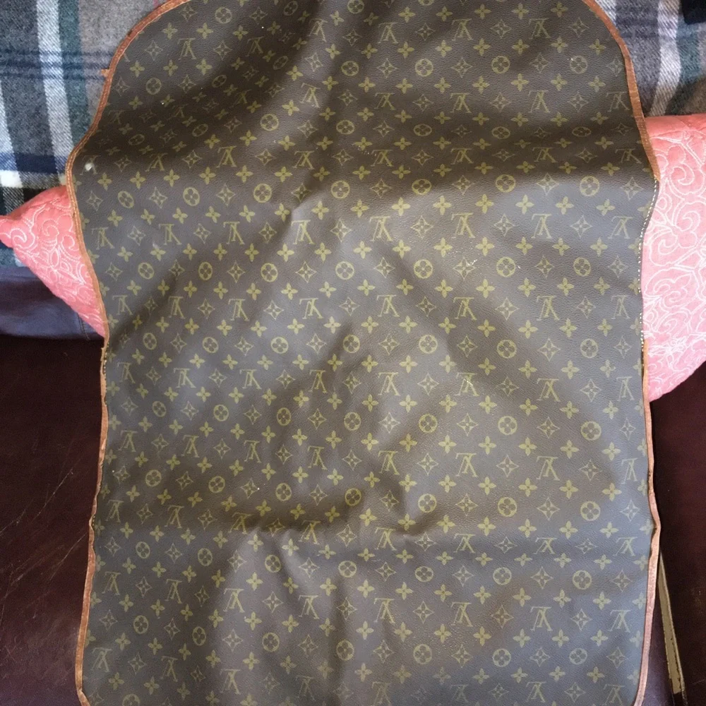 1980’s LV logo garment bag